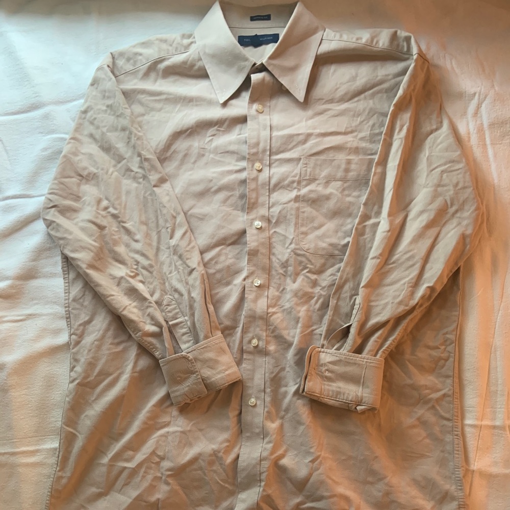 Tommy Hilfiger Beige Button Down Shirt